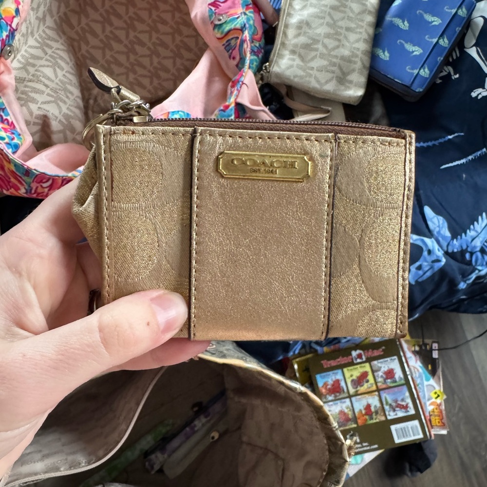 Coach Gold Wallet